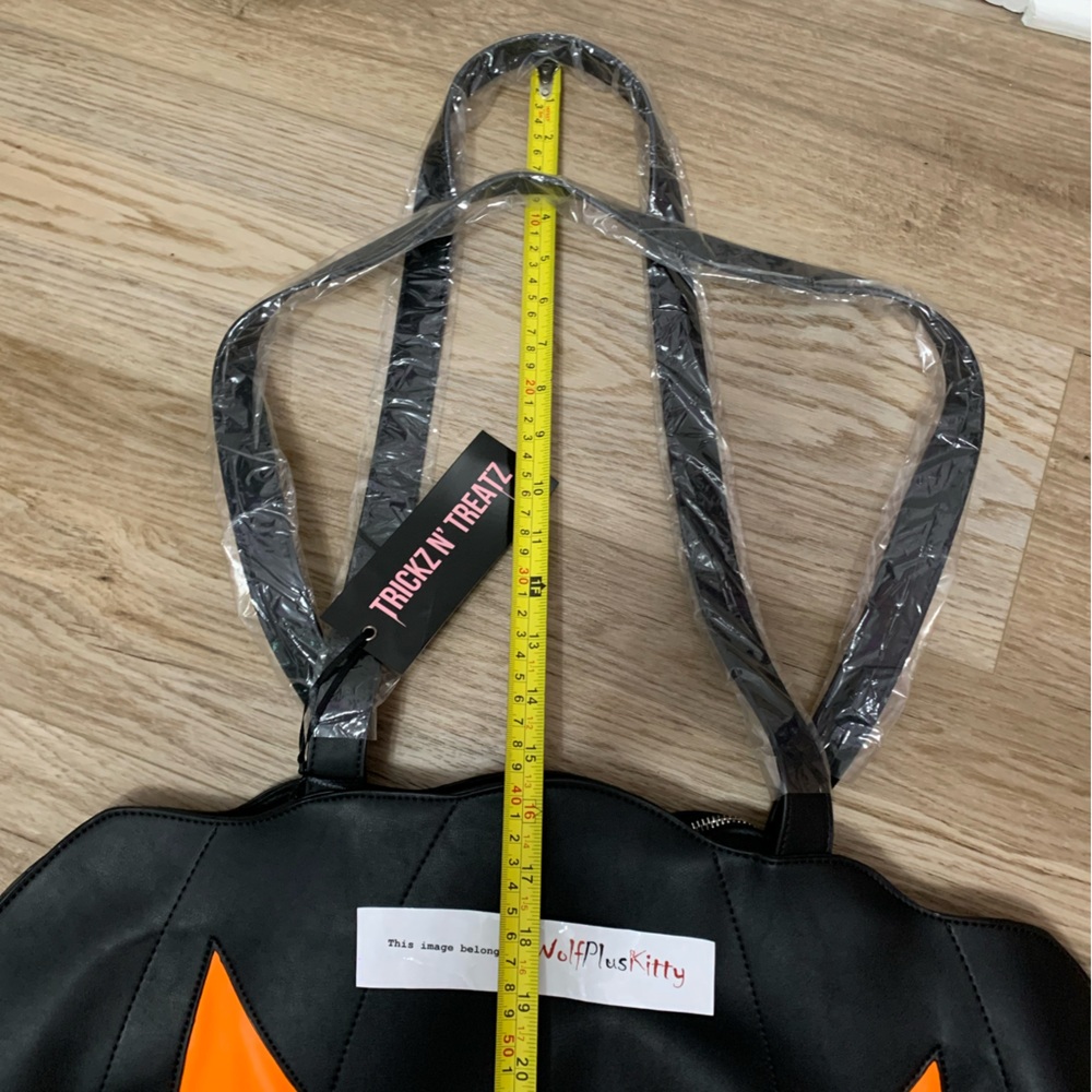 Trickz n Treatz x Dolls Kill Pumpkin Weekender Tote Bag + Candy Corn Purse - NEW - Picture 7 of 8